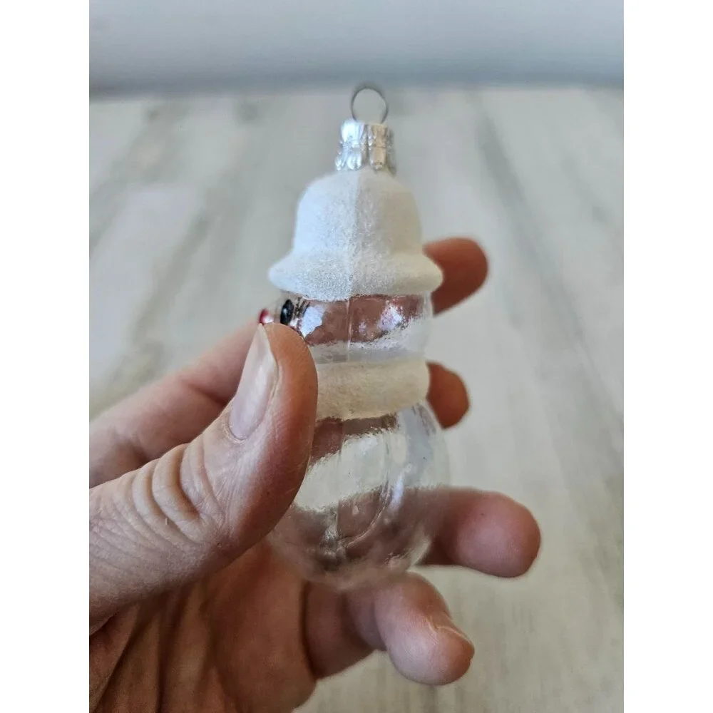 unbranded snowman glass